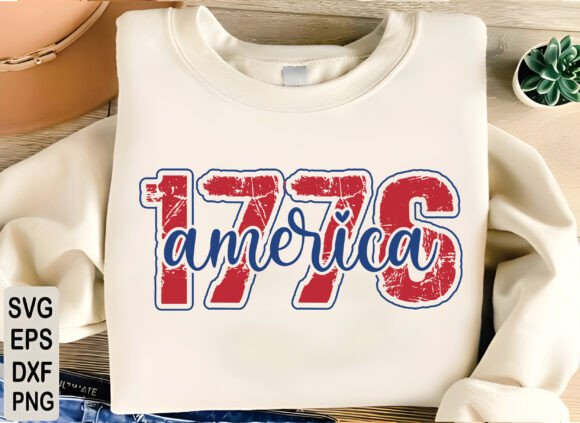 America 1776 SVG for T-Shirt Designs