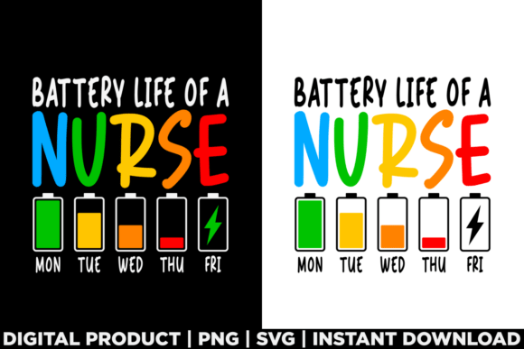 Battery Life of a Nurse Graphics