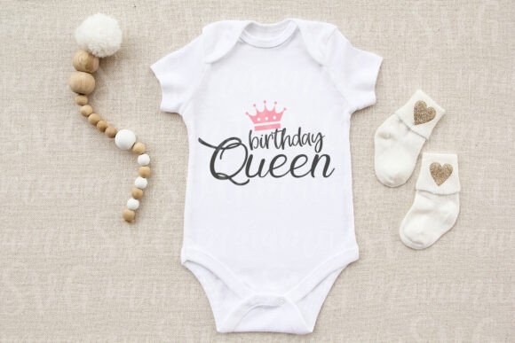 Birthday Queen Svg, Birthday Princess Graphics