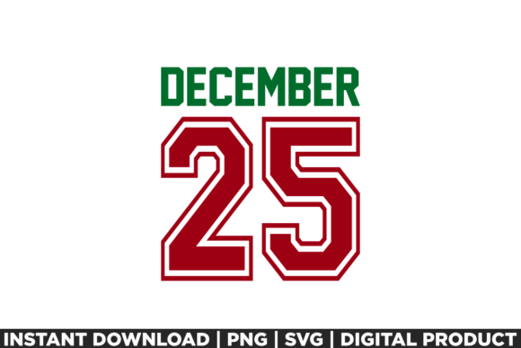 December 25 Retro Vintage Christmas