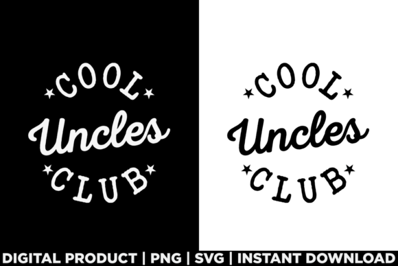 Fathers Day Cool Uncles Club Best Uncle Graphics