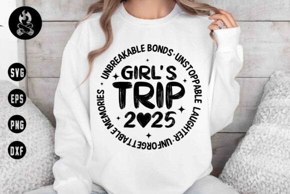 Girls Trip 2025 SVG Squad Vacation